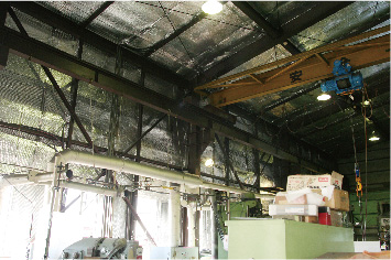 工場の遮熱施工
